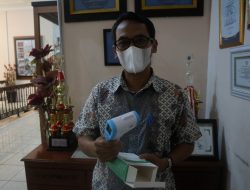 Pemkab Beltim Terima Hibahan Thermo Gun dari KPUD