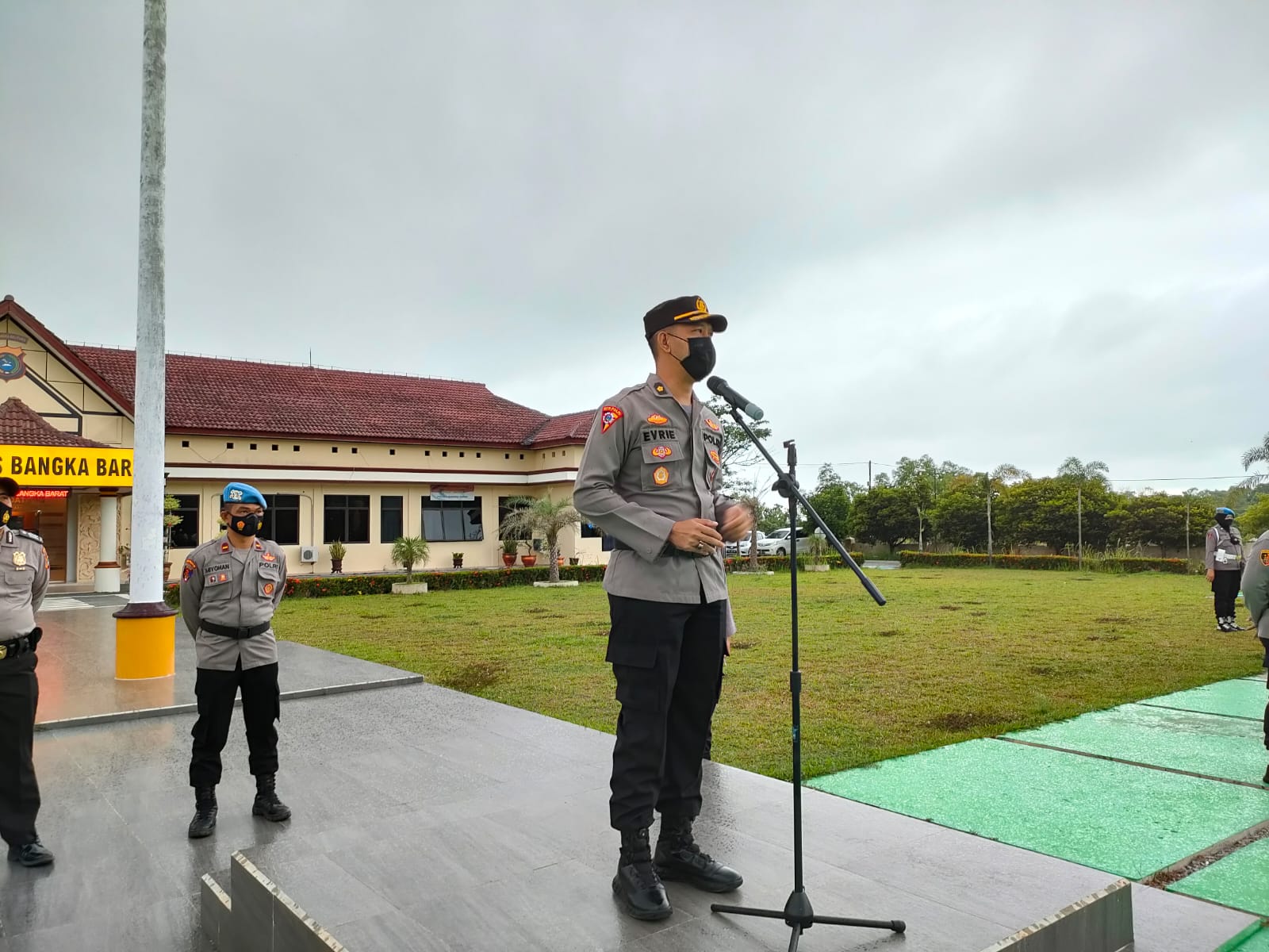 Kabag OPS Polres Bangka Barat Kompol Evry Susanto,S,H.,S.I.K..