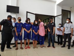 Ketiga pelaku penyalahguna Narkoba yang ditangkap BNNP Babel.