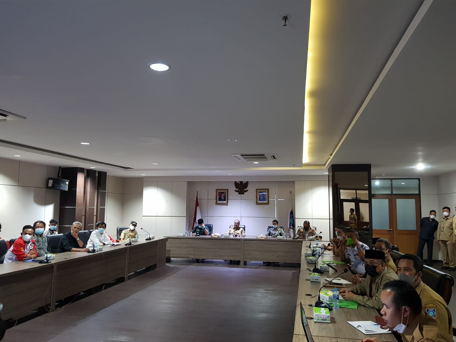 Gubernur Babel, Erzaldi Rosman saat audiensi dengan Forkoda Pembentukan Kabupaten Bangka Utara.