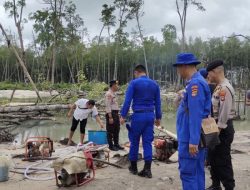 Lagi, Tambang Timah Ilegal di DAS dan HL Mangrove Bangka Barat Ditertibkan Polisi