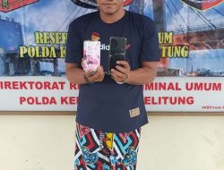 2 Bulan Keluar Penjara, Seorang Pria di Pangkalpinang Kembali Ditangkap Polisi