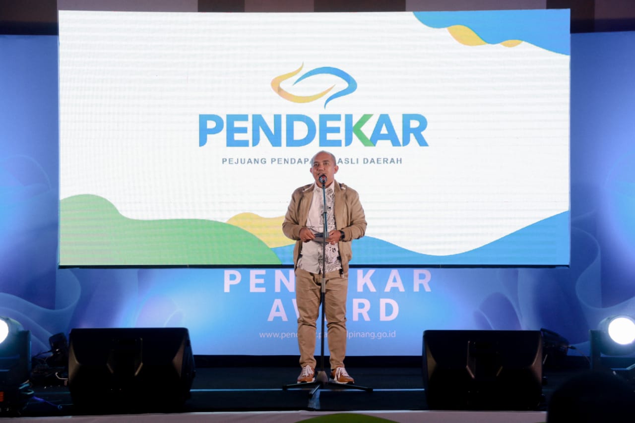 Wali Kota Pangkalpinang, Maulan Aklil saat menghadiri launching program Sikoko Pendekar.