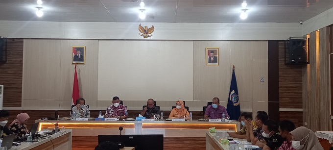 Wali Kota Pangkalpinang, Maulan Aklil saat sampaikan pencapaian ivestasi di Kota Pangkalpinang.
