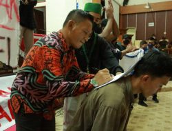 Pagi Hingga Sore Mahasiswa Aksi Di DPRD Babel, Disambut Baik Pimpinan  DPRD