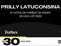 Prilly Latuconsina Masuk Daftar Forbes 30 Under 30 Asia 2022.
