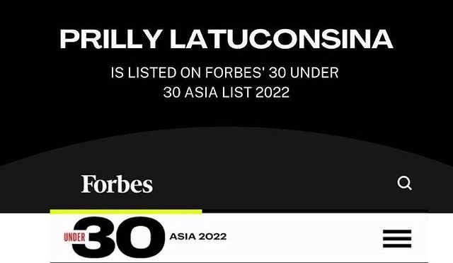 20220529 Prilly Latuconsina Forbes under 30