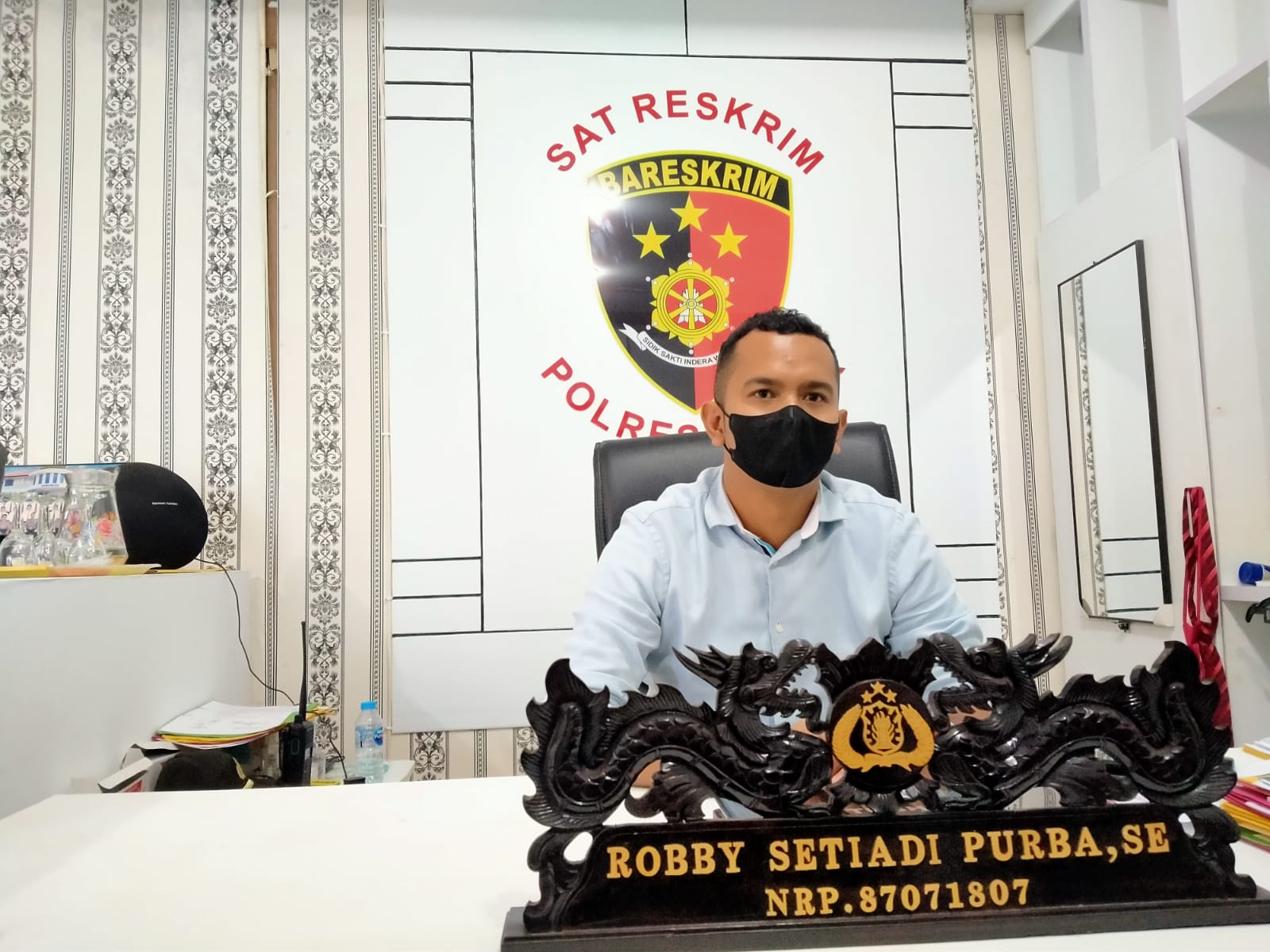 20220510 Kasat Reskrim Polres Bangka Barat, AKP Robby Setiadi Purba.