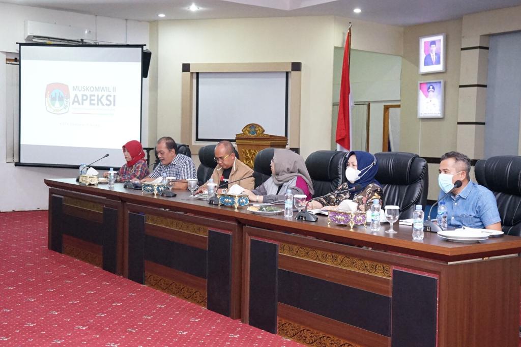 20220521 Rapat koordinasi pelaksanaan Muskomwil II Apeksi Sumbagsel di Ruang Pertemuan (OR) Kantor Wali Kota Pangkalpinang.