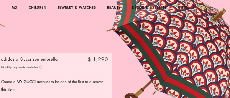 20220523 Adidas x Gucci Payung