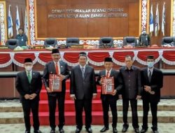 DPRD Babel Gelar Rapat Paripurna Penyerahan LHPKPD BPK RI Tahun 2021