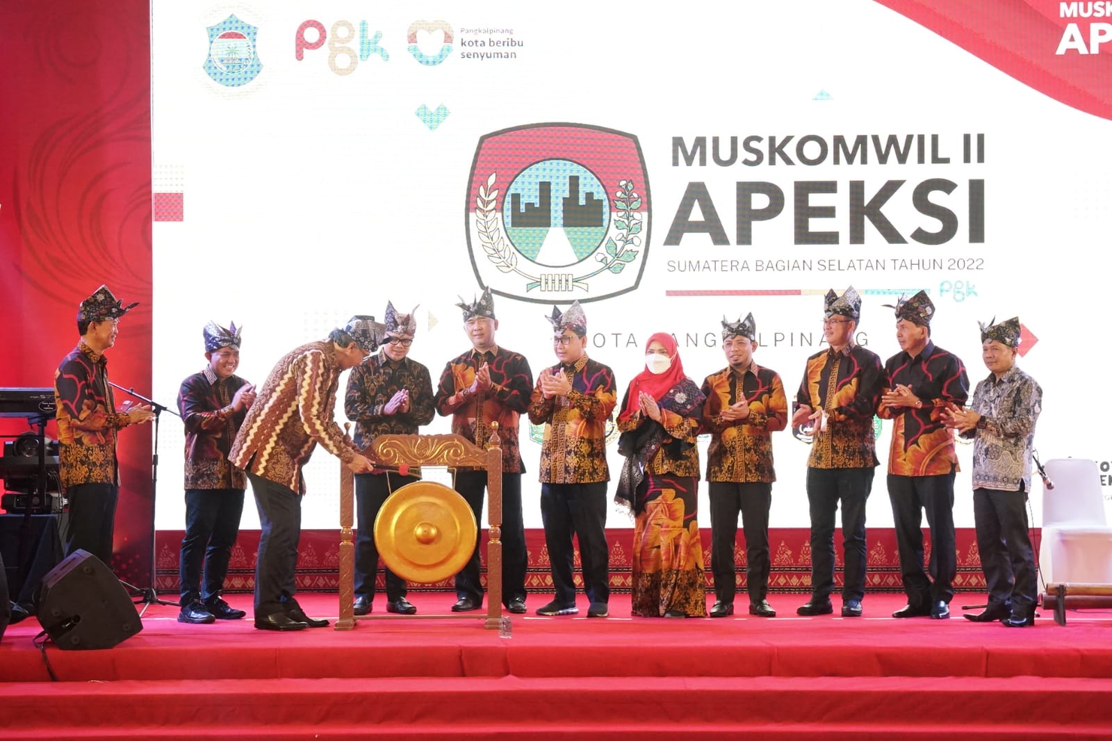 20220609 Pembukaan Muskomwil Ke II Apeksi Sumbangsel