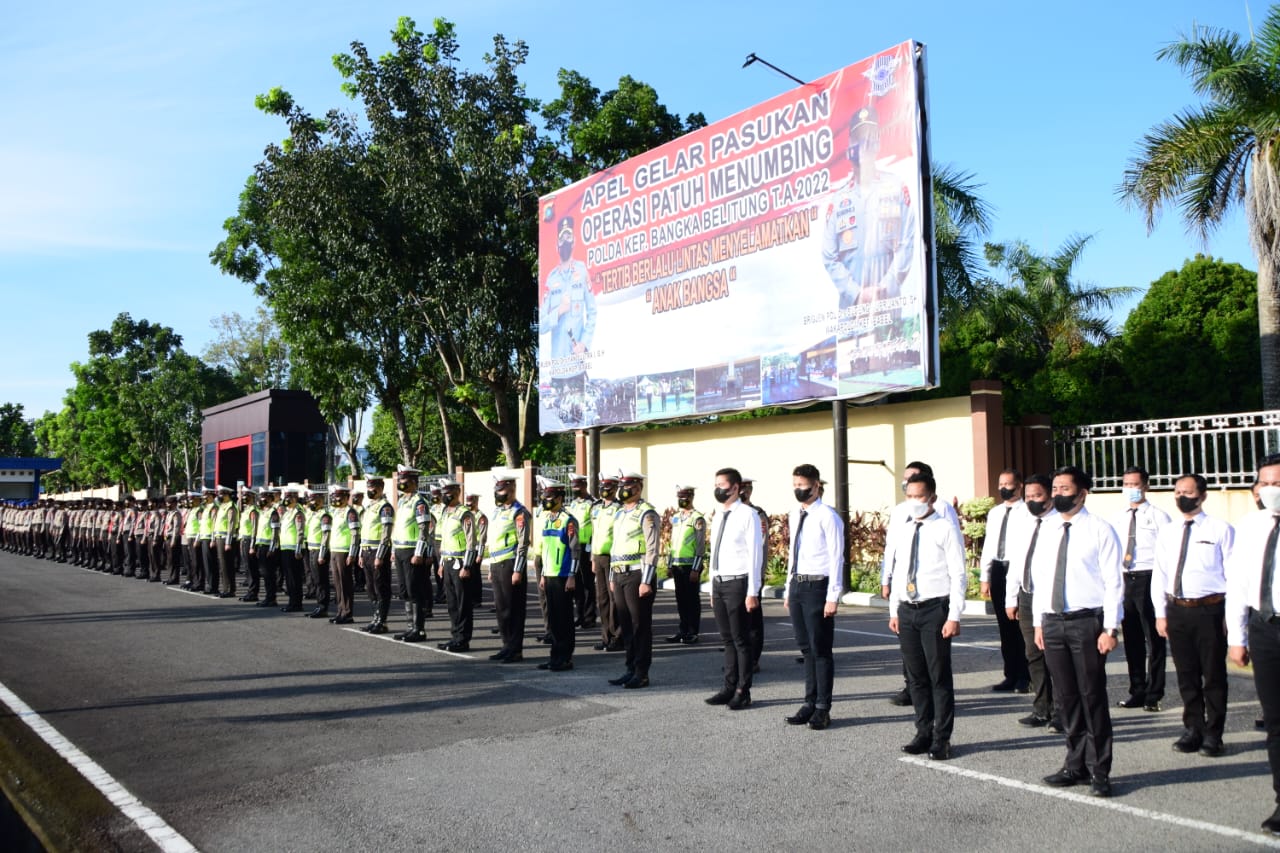 20220613_Apel Gelar Pasukan Operasi Patuh Menumbing 2022. (ist)