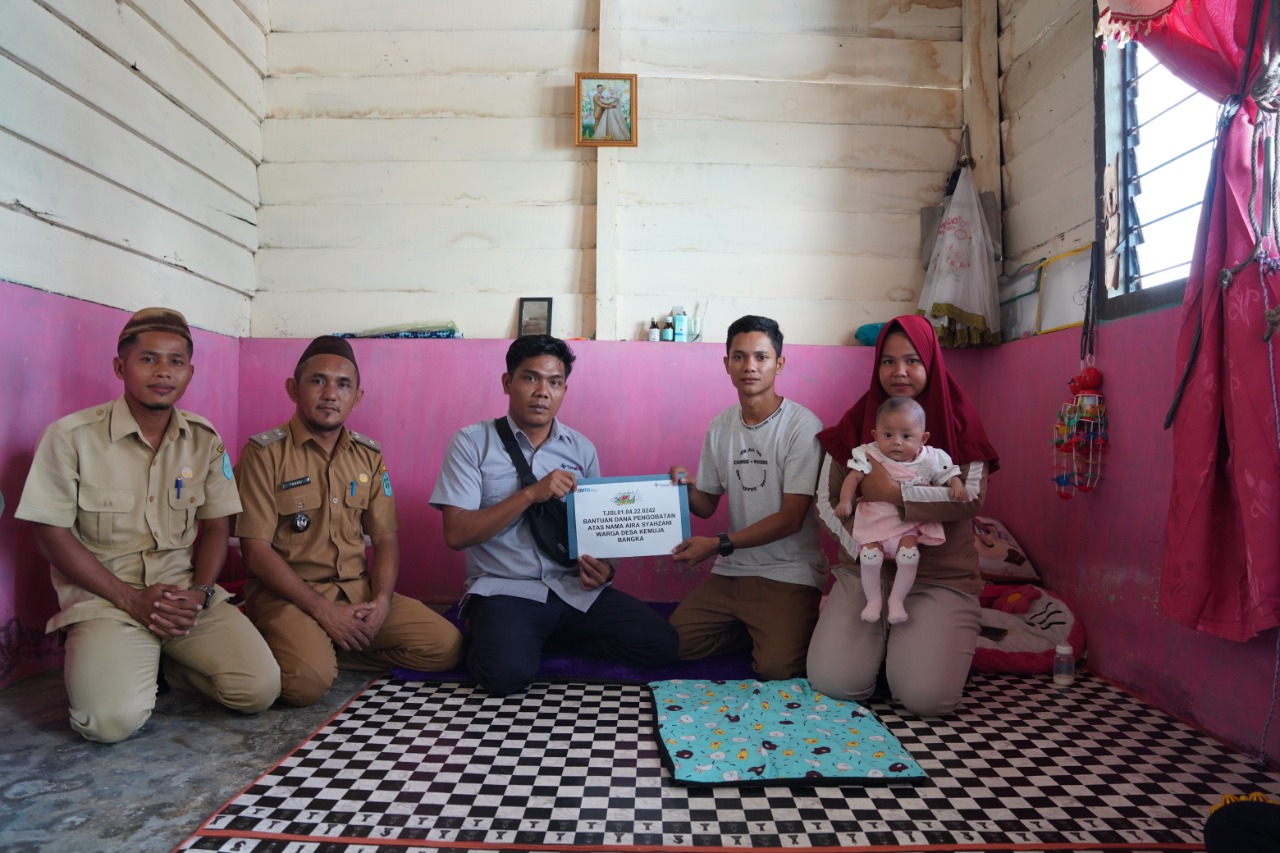 20220614_PT Timah Tbk memberikan bantuan biaya pengobatan kepada Aira Syahjani