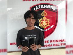 Curi Ponsel Demi Sabu, Residivis di Pangkalpinang Ini Kembali Ditangkap