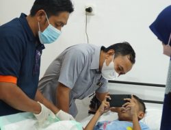 Alhamdulillah Ada PT Timah Tbk, Alif Tak Menangis Saat Ikuti Khitanan Massal Bulan Bakti PT Timah Tbk di Sungailiat