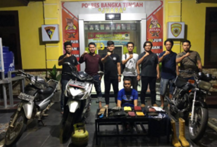 Pencuri asal Belilik Bangka Tengah
