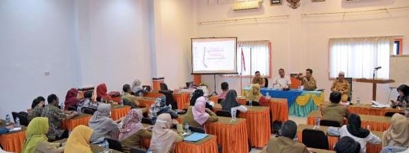 20220719 Wakil Bupat Bangka Barat, Bong Ming ming saat hadiri workshop Pegiat P4GN Lingkungan Pendidikan.