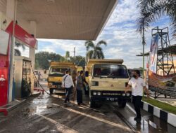 Polisi Amankan Tiga Mobil yang Diduga Mengerit BBM di SPBU Kampung Keramat Pangkalpinang