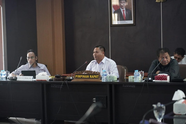 20220711 Plt Ketua DPRD Babel, Adet Mastur bersama komisi III lakukan pertemuan dengan direksi PT. Timah Tbk.