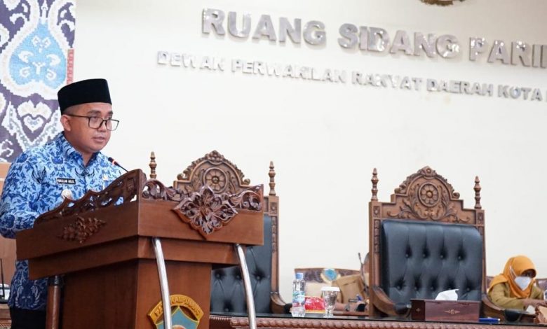 Hadiri Rapat Paripurna Ke-23 Masa Persidangan III, Molen Paparkan Raihan WTP Kota Pangkalpinang 5 Kali Berturut