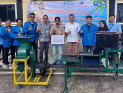 Sinergi Pentahelix, PT Timah Tbk Serahkan Bantuan Mesin Briket Arang ke Kampoeng Kelapa Kelurahan Jelitik