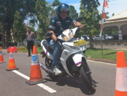 PT Timah Gelar Sosialisasi Safety Riding, Polisi: Jangan Pakai Helm Kerja di Jalan Raya