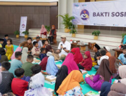 Semarak HUT ke 5 MIND ID, Dirut PT Timah Tbk Mendongeng untuk Anak Yatim dan Piatu di Bangka Barat