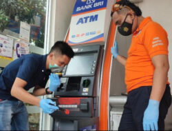 Gagal Bobol ATM ,Pelaku Pencurian Semprot Cat Kamera CCTV