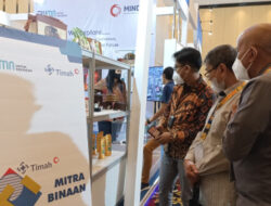 The 1st Indonesia Minerals Mining Industry Conference-Expo 2022, PT Timah Tbk Kenalkan Proses Bisnis Perusahaan