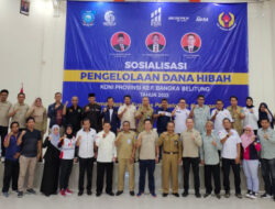 Bertekad Terhindar Masalah Hukum, KONI Babel Sosialisasi Pengelolaan Dana Hibah