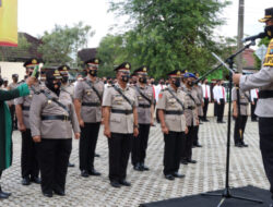 Polres Pangkalpinang Jadi Tipe C, Plt Kapolresta Pangkalpinang Gelar Pengukuhan dan Sertijab