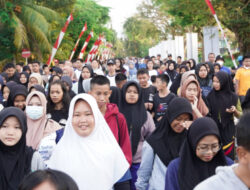 Jalan Sehat Bersama BUMN di Kabupaten Bangka Barat Diserbu Masyarakat, 4000 Warga Rasakan Kebahagiaan HUT ke 25 Kementerian BUMN