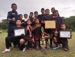 PT Timah Tbk Dukung SSB Timah Muntok Juarai Fun Foot Ball