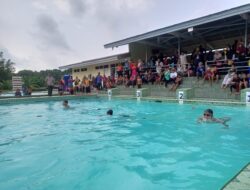 Kolam Renang Tirta Krida PT Timah Tbk Jadi Sarana Rekreasi dan Lokasi Pertandingan Atlet Renang di Ajang 02SN Bangka Barat