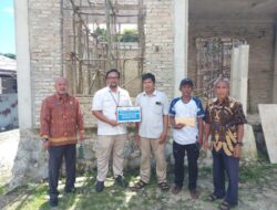 PT Timah Tbk Bantu Pembangunan Kubah Masjid Al-Barkah Sijuk Kabupaten Belitung