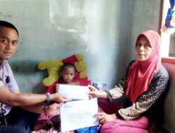 PT Timah Tbk Serahkan Bantuan untuk Anggun Saputri untuk Ringankan Biaya Pengobatan