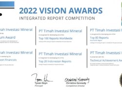 PT Timah Investasi Mineral Boyong Enam Penghargaan Internasional LACP Vision Awards 2022