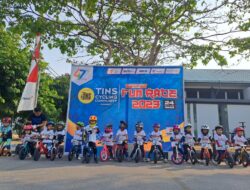Tins Cycling Community PT Timah Tbk Gelar Balance Bike Fun Race 2023, Begini Keseruan Anak-Anak Balap Sepeda