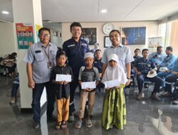 Bantu Masyarakat di Lingkar Tambang,  PT Timah Tbk Santuni Anak Yatim di Bangka Barat 