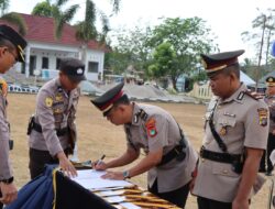 Tujuh Pejabat Utama Polres Bangka Dimutasi