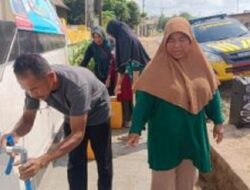 Kapolsek Airgegas Bantu Warga Desa Tepus Dengan Membuat Sumur Bor