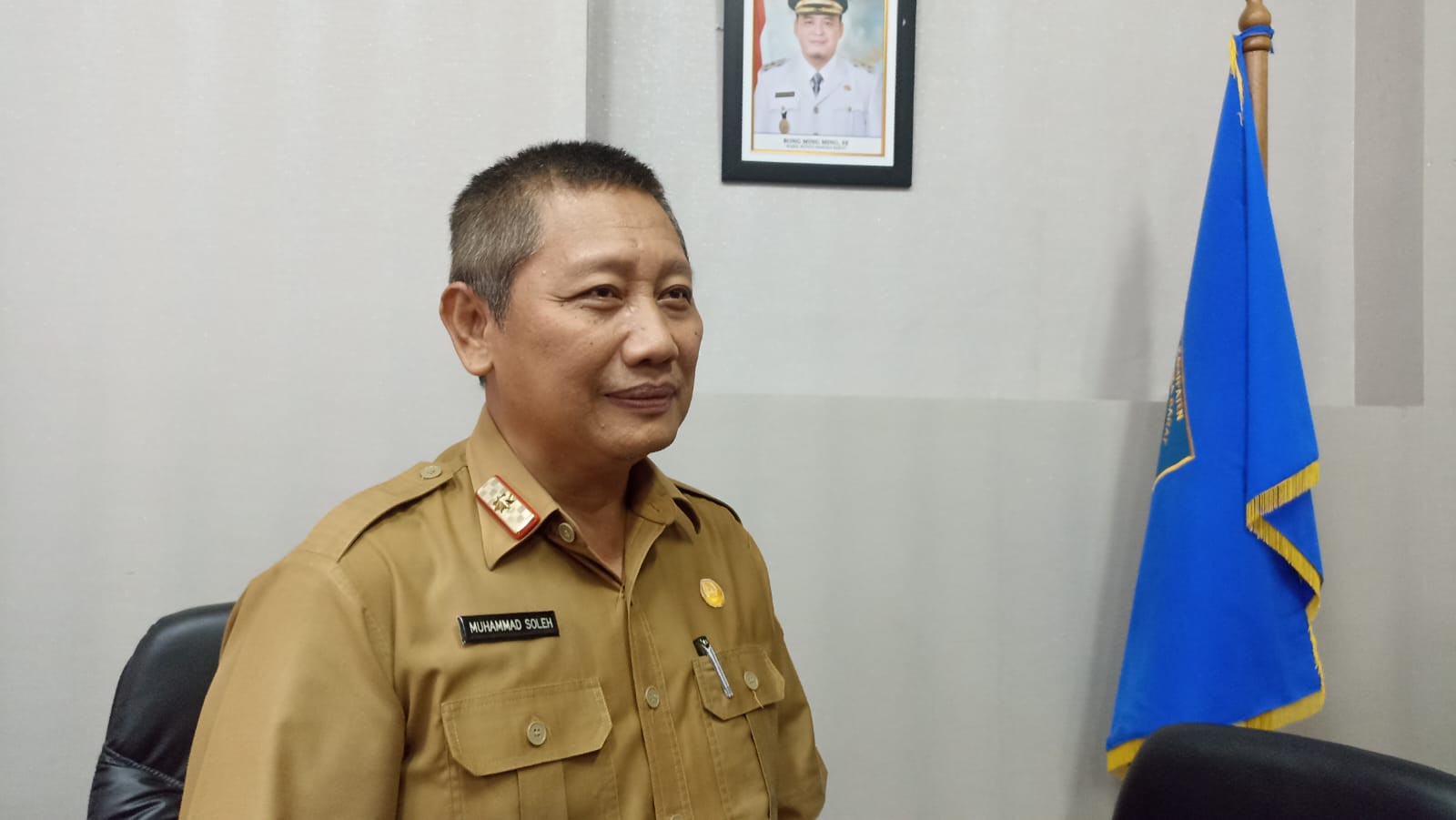 Sekretaris Daerah (Sekda) Bangka Barat, Muhammad Soleh.