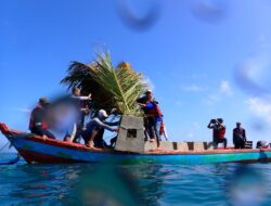 PT Timah Tbk Kembali Tenggelamkan Ratusan Rumpon Ikan di Perairan Rebo, Nelayan Sudah Rasakan Manfaatnya 