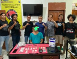 Polisi Tangkap Warga Mentok Simpan 15 Gram Sabu di Kediamannya