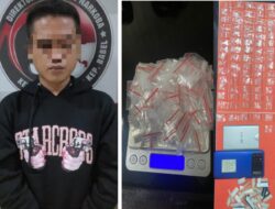Simpan 76 Paket Sabu Siap Edar, Pria Asal Pangkalpinang Ditangkap Polisi