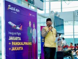 Setelah Vakum Beberapa Waktu Lalu, Batik Air Kembali Buka Penerbangan Langsung Rute Pangkalpinang – Jakarta