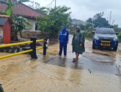 Dua Wilayah di Mentok Rawan Banjir, Satpolair Polres Bangka Barat Pantau Sejumlah Titik