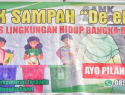 Kurang Volume Sampah di TPS, Pemkab Bangka Barat Buka Bank Sampah ‘DE EL HA’