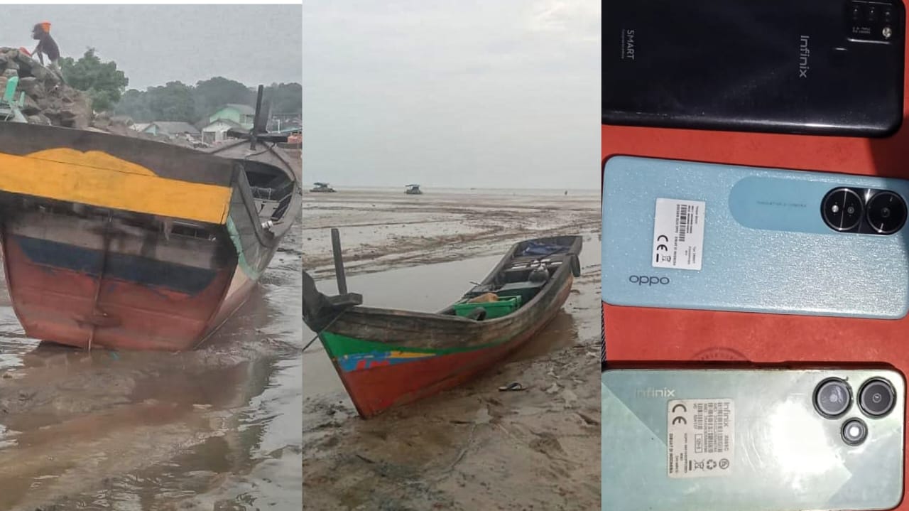 Barang bukti yang diamankan Tim Hiu Barat, Polres Bangka Barat.